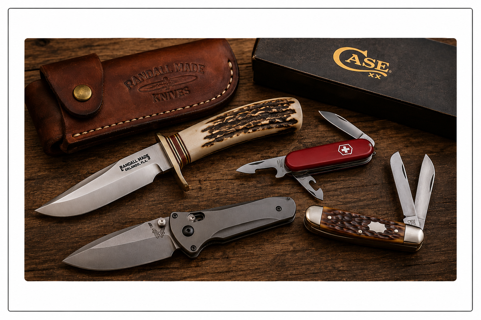Knife collection buyers with over 25 years of experience purchasing vintage and collectible knives